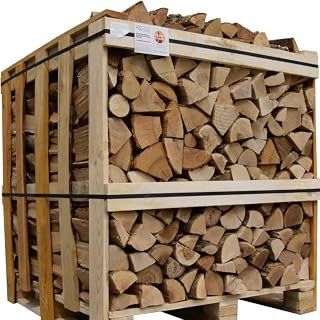 Kiln Dried Ash Firewood Crate - 2m³ Dry Ash Hardwood Firewood | Fire Logs | Wood | Heat Logs | Perfect for Log Burner, Wood Burner, Fire Pit, Fireplace, Pizza Oven & Chiminea | Ready To Burn Certified