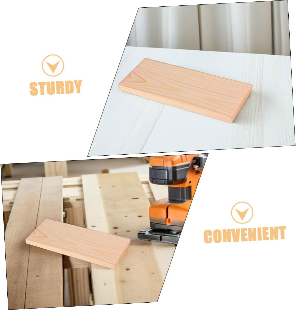 10pcs Softwood Boards Blocks for Crafts Projects School Projects Model Making Art Home Decor