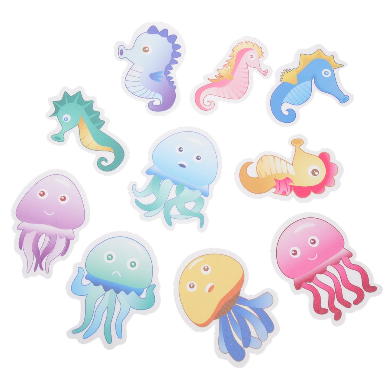 Ciieeo Dibujos Animados De Baño Antideslizante El Bañera para Slip Stickers Infantiles Alcallatas Pared Pegatinas De Baño Antideslizantes De Polivinilo 10 Piezas X 4