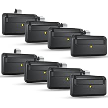 Upgrade 811LMX Gate Opener Remote Replacement for Liftmaster 811LMX/811LM Remote Control, for Liftmaster 850LM/860LM/Star1000 Receiver, Gate opener Commercial Door, Security+ 2.0, 12 Dip Switch, 8Pack