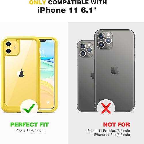 Miniatura 44 de Diaclara - Funda diseñada para iPhone 14 Pro Max, resistente, de cuerpo completo, con protector de pantalla sensible al tacto y antiarañazos + Blanco