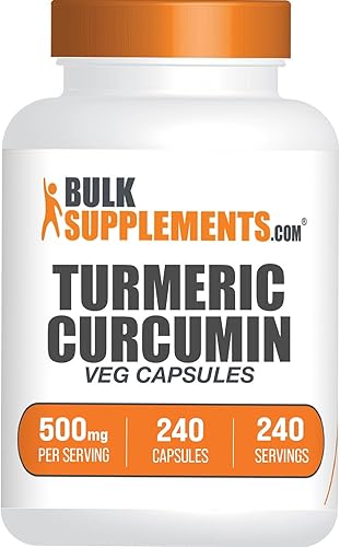 Miniatura 6 de BULKSUPPLEMENTS.COM Cápsulas de extracto de cúrcuma  Suplementos de curcumina, curcumina de cúrcuma de 500 mg, suplemento de cúrcuma  1 cápsulas de