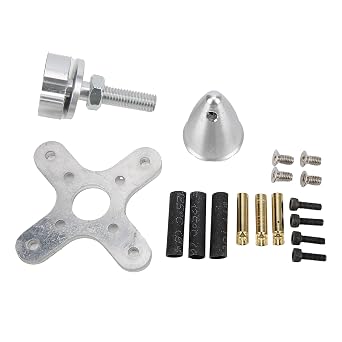 RC Brushless Motor,5055 400KV 1420W Brushless Motor High Efficiency Motor with 4.0mm Banana Plug RC Brushless Motor for RC Aircraft Plane Upgrade Parts