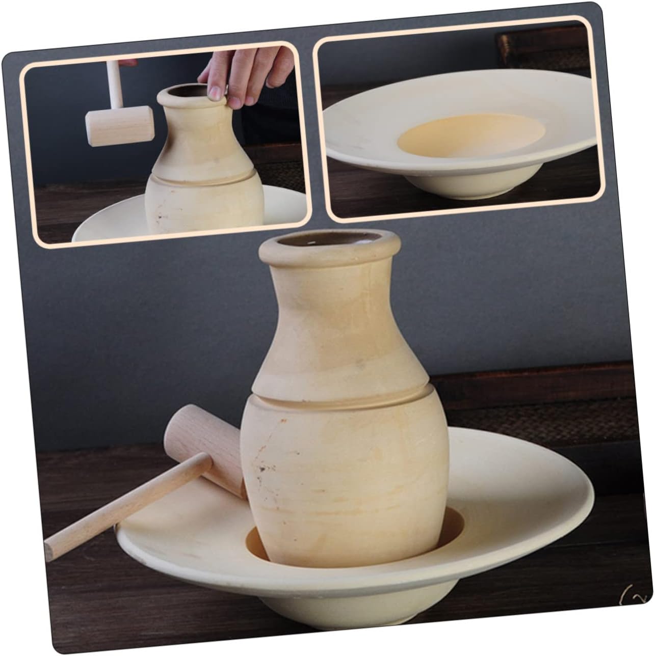 1 Set Stockpot with Base Tray Smooth Non Stick Cooking Pot for Stewing and Soup Versatile Stew Supplies for All Cooking Needs