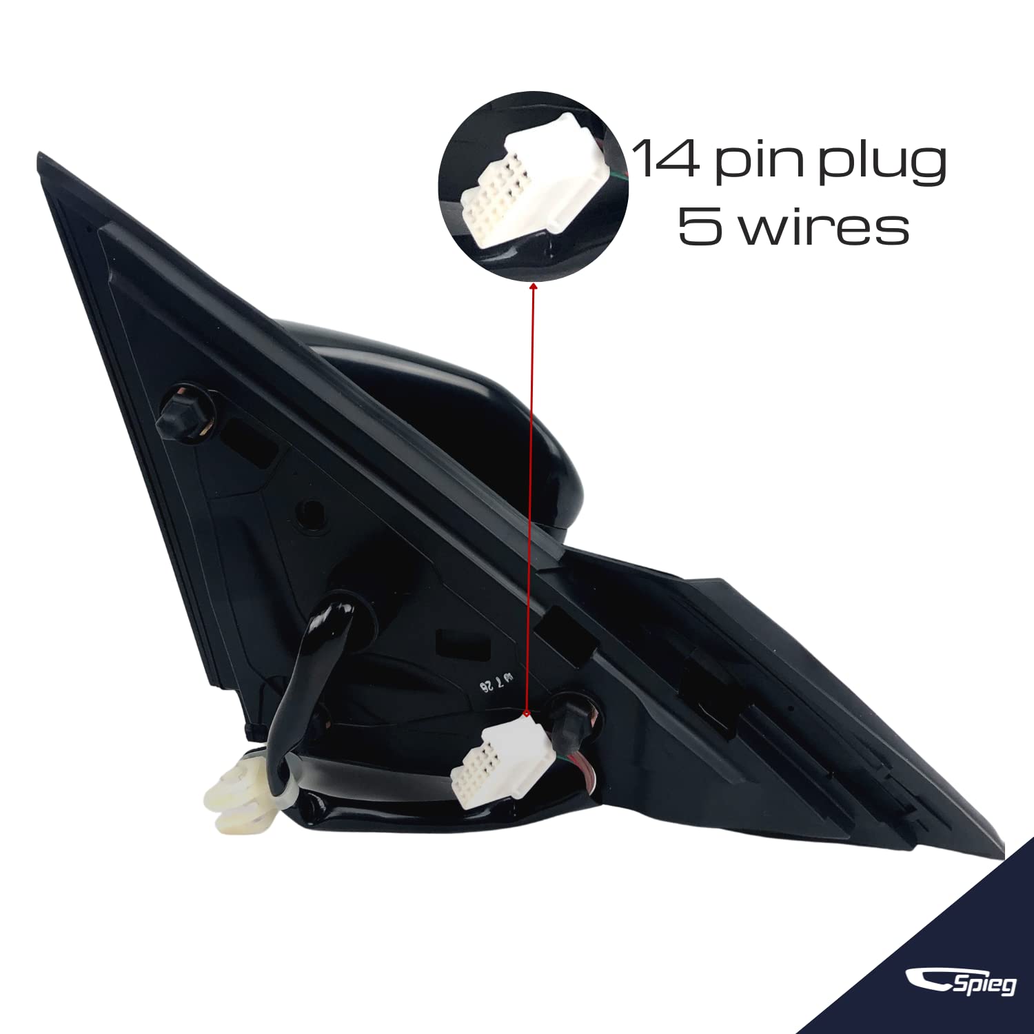 Espejo Honda Civic 2016-2019 Electrico 3 Pines P/pintar Der | Envío Gratis