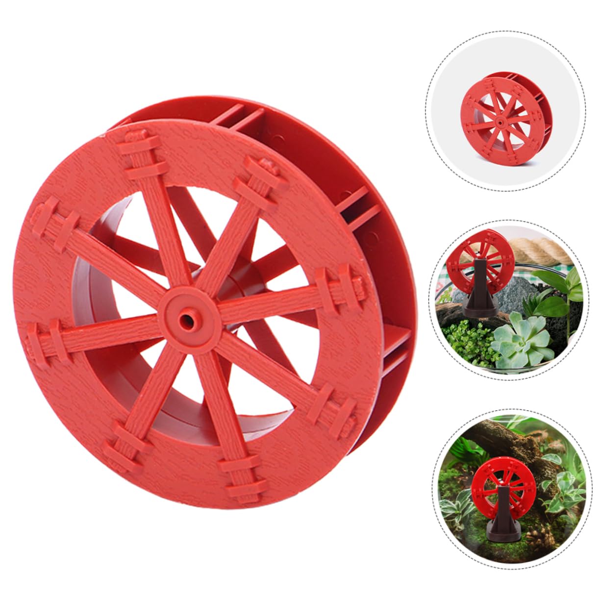 Balacoo 4sets Small Water Fountain Micro Water Wheel Decorative Indoor Fountain Accessory 10pcs*4