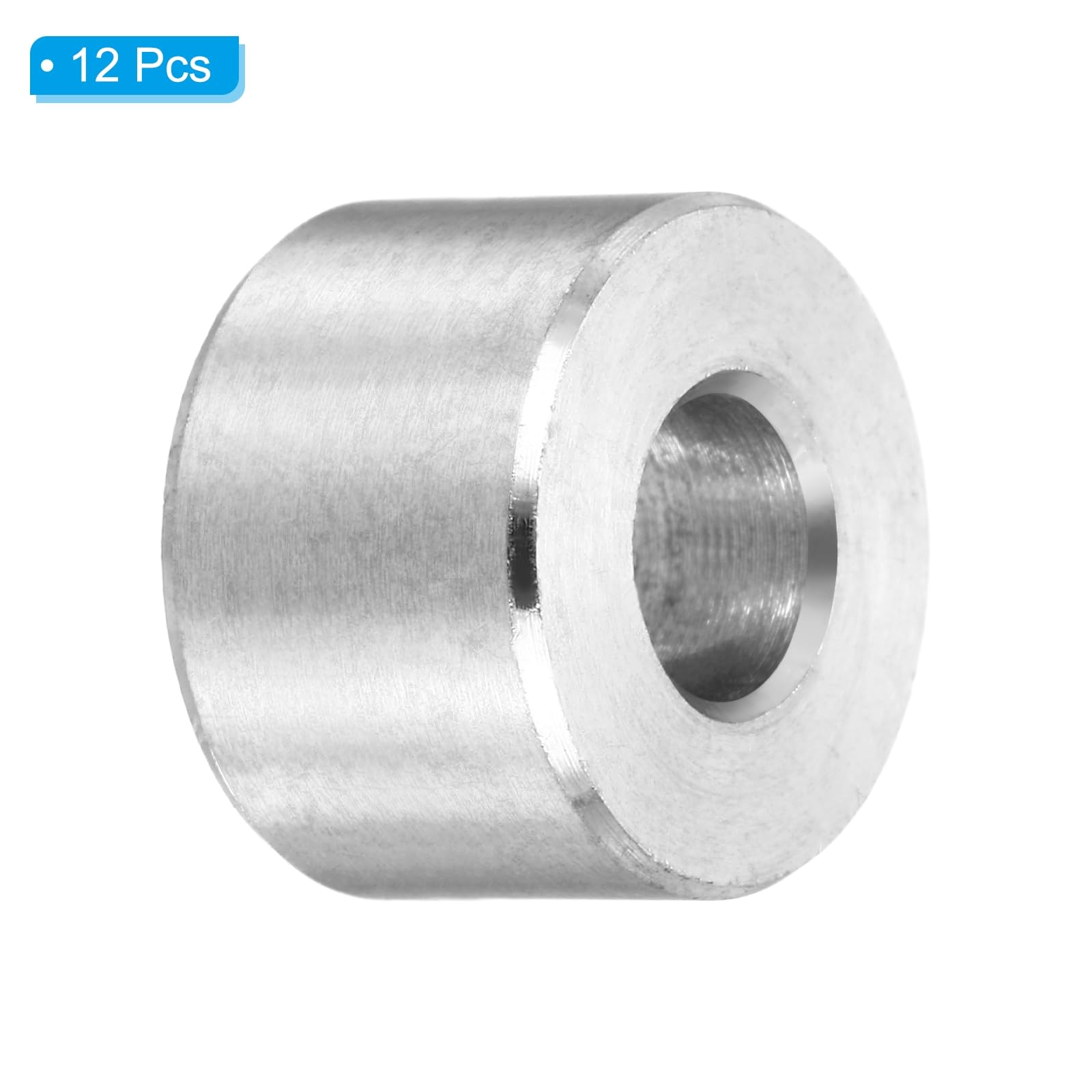 PATIKIL M6 Stainless Steel Spacers, 12Pcs Metal Spacer 6mm ID x 14mm OD x 9mm L Screw Standoff for 1/4" or M6 Screw - Image 3