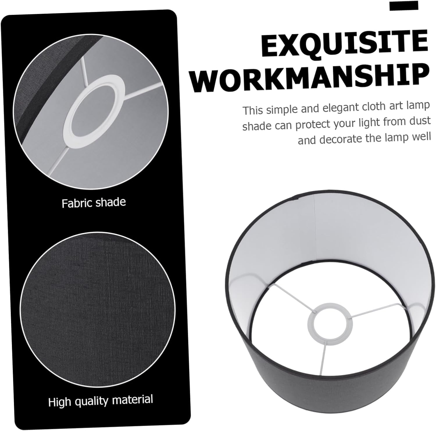 POPETPOP 1pc Cylindrical Lampshade Creative Decorative Cover for Table and Floor Lamps Easy to Install for Home and Relaxation Spaces