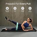 Cult Hip Resistance Bands for Workout - Pack of 3 (Pink, Purple & Green) | Non-Slip Fabric Exercise Bands for Women & Men | Heavy Duty Glute, Thigh & Leg Bands | Up to 50 LBS Resistance gallery image