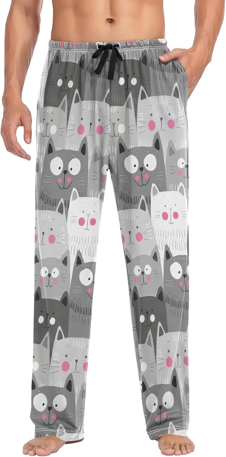 Camouflage Anchor Pajama Pants for Men With Pockets and Drawstring - Lounge Bottoms, Sleep PJ - Image 3