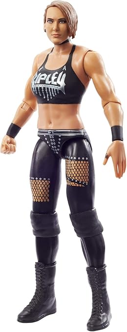 WWE Rhea Ripley Action Figure, Posable 6-in Collectible for Ages 6 Years Old and Up