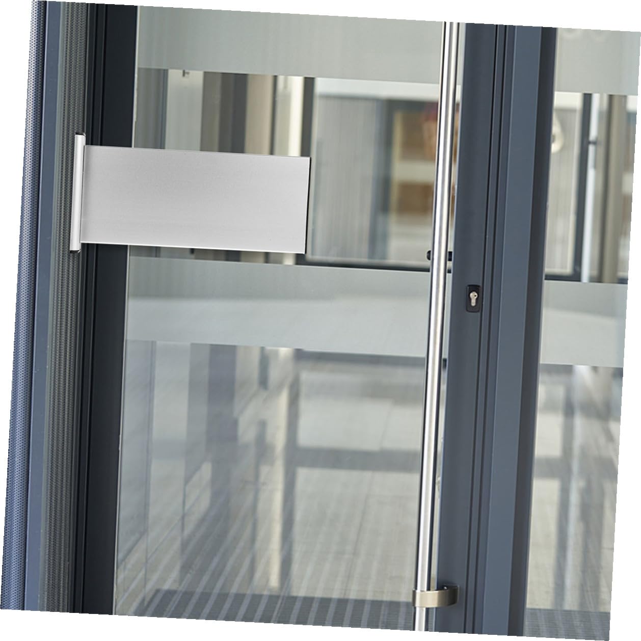 Toyvian 3 Stück Doppelseitige Aluminiumschildhalter Türschild Blank für Büro Wandmontage Langlebig Stilvoll Einsetzbar für Individuelle Beschriftung