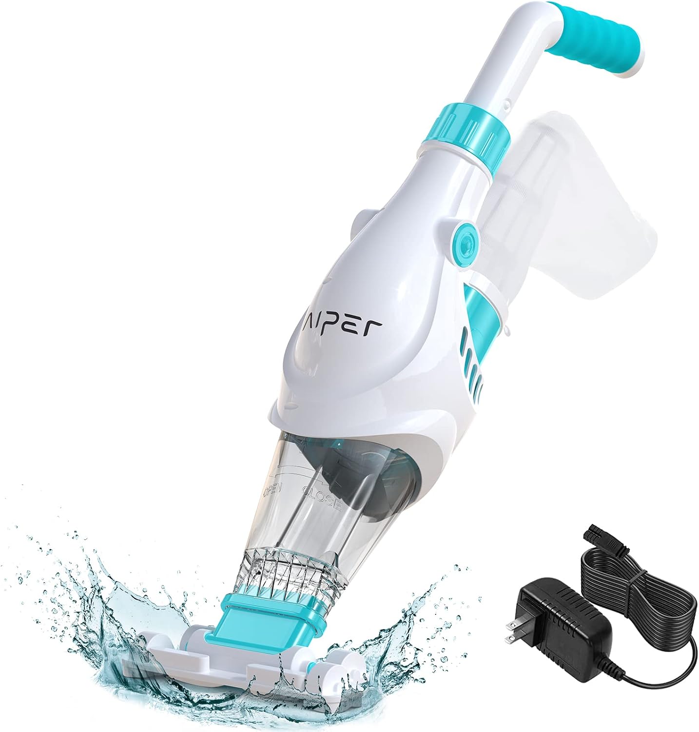 AIPER Automatic Pool Cleaner, Second Generation Robotic Pool Vacuum with Dynamic Dual-Drive Motors, Bottom Brush, 33ft Swivel Floating Cable, Ideal for Above/In Ground Pool Floor Cleaning