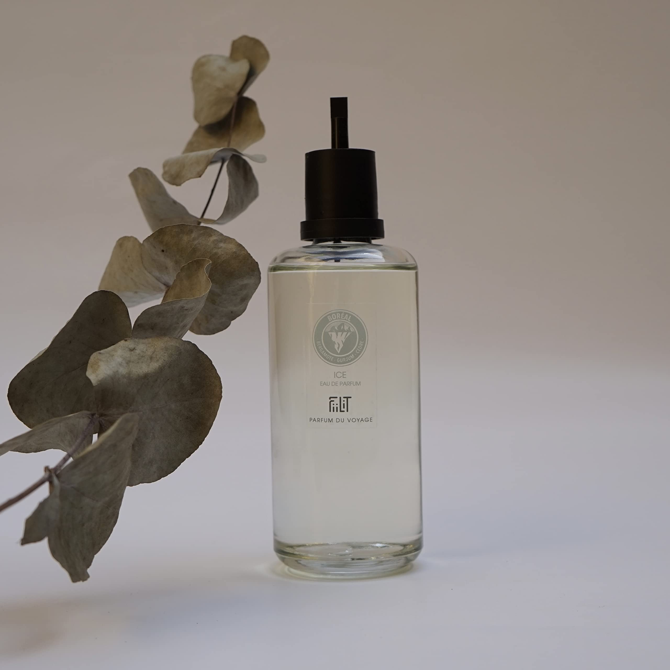 Naturalna woda perfumowana ICE BORÉAL 200 mL Wkład - FiiLiT perfumy podróżne - Mieszany - Świeży bursztyn