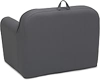 Vista 7 de Delta Children Silla Cozee para Niños para Edades de 18 Meses en Adelante, Gris Oscuro