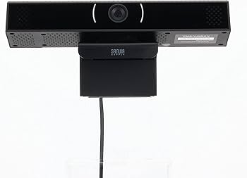 Amazon.co.jp: サンワサプライ WEBカメラ スピーカー内蔵 USB A接続 80