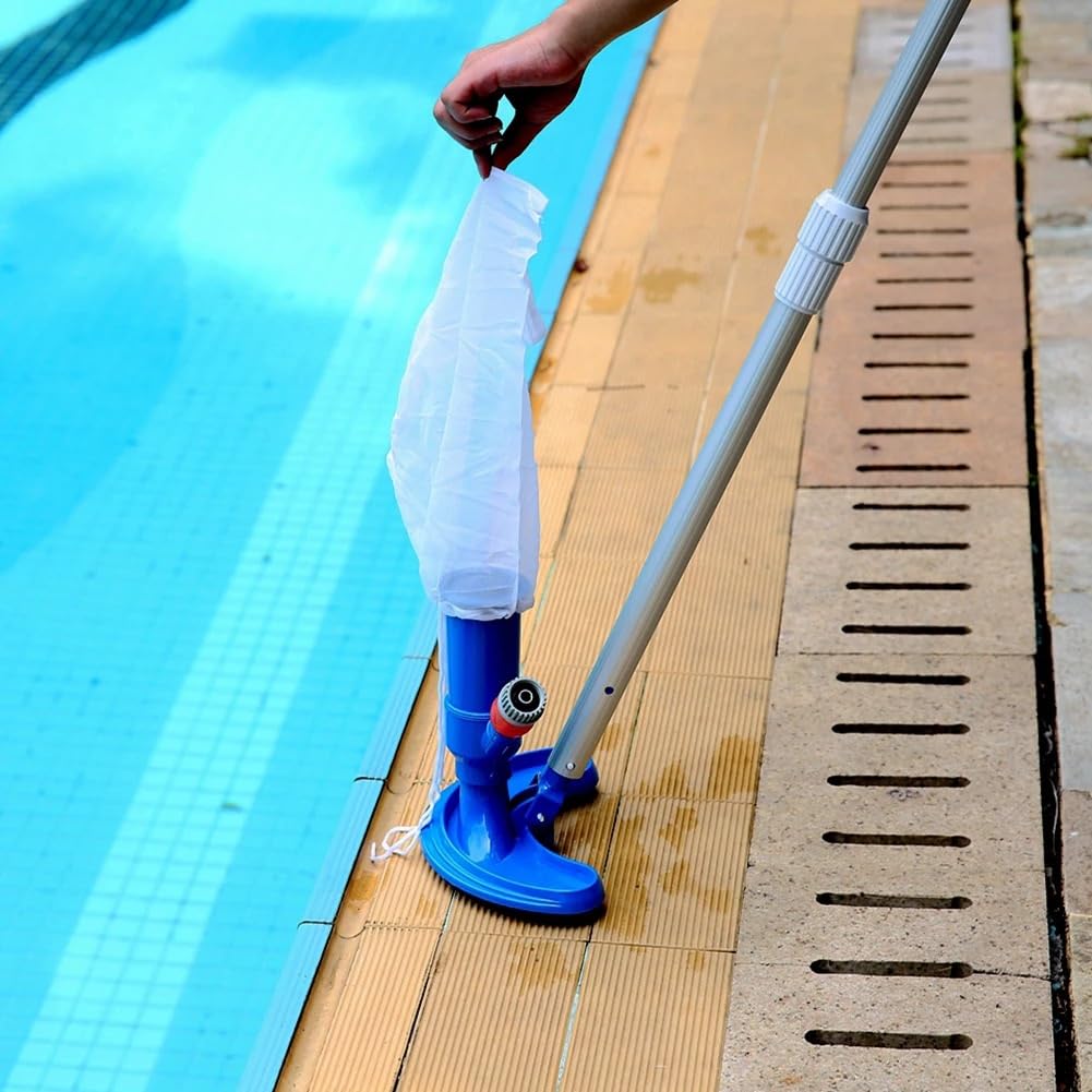 Kit Limpieza Piscina Pool maintenance kit Kit de limpieza por aspiración para piscinas Limpiador de fondo de piscinas Red de limpieza de filtros de piscina Skimmer Herramienta para piscinas(No Handle)