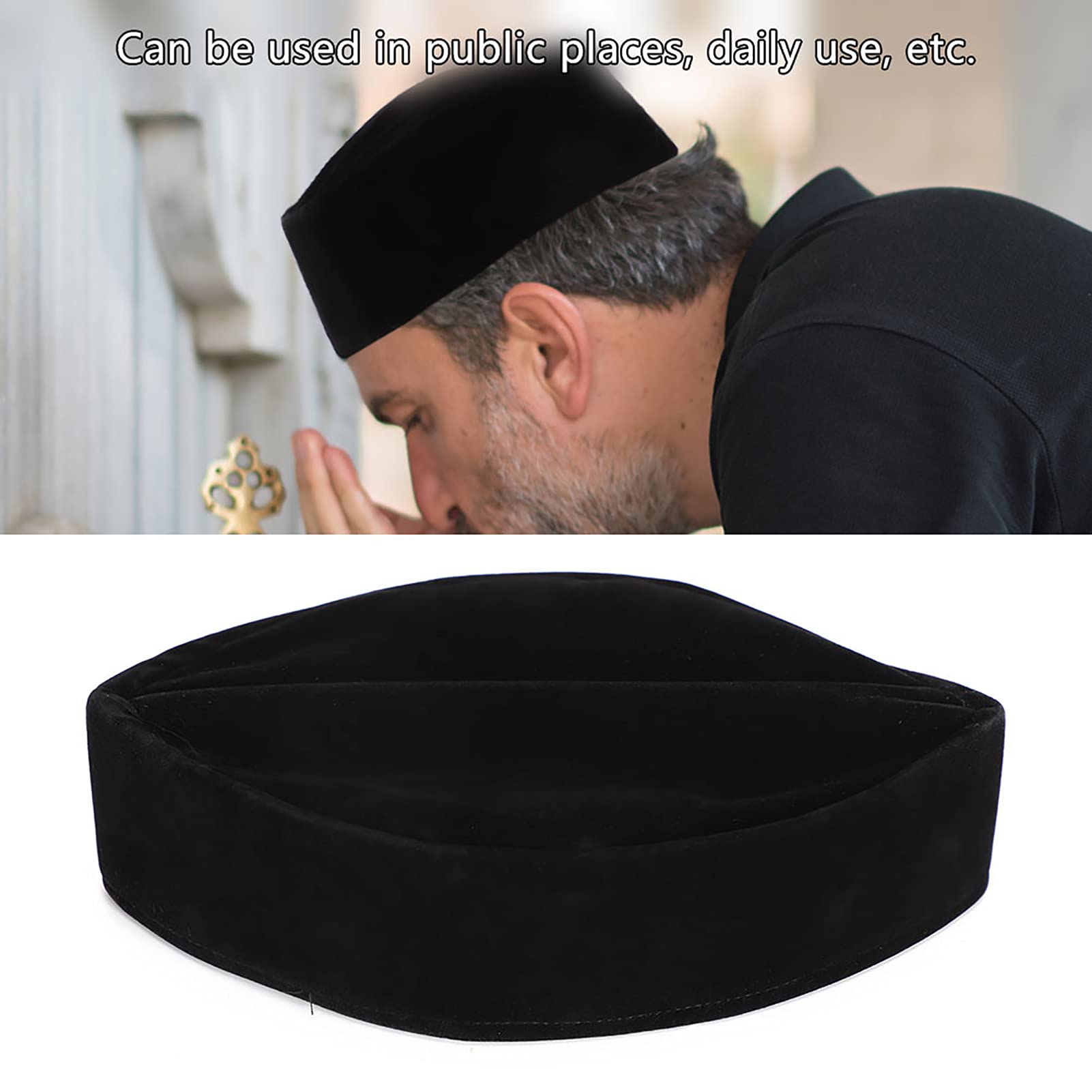 Chapeau Brodé Pour Hommes,Musulman,De Prière Islamique,De Haute Qualité