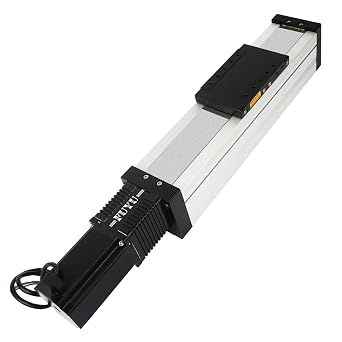 FUYU FSL80 دليل خطي الحمل الثقيل الحركة السكك الحديدية الكرة برغي CNC المرحلة الخطية المحرك الشريحة الجدول بمحركات Nema24 السائر المحركات[400 mm السكتة الدماغية حجم العمل]