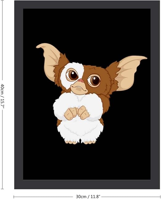 Amazon アートフレーム アートポスター 絵画 グレムリン アートパネル 壁掛け 壁飾り絵 壁絵 インテリア おしゃれ 壁紙ポスター プレゼント 30x40cm モダンアート 壁画 ウォールアート 装飾画 額縁付き 木枠セット ウォールステッカー オンライン通販