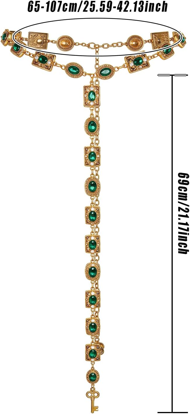 Women's Medieval Chain Belt Celtic Renaissance Waist Chain
