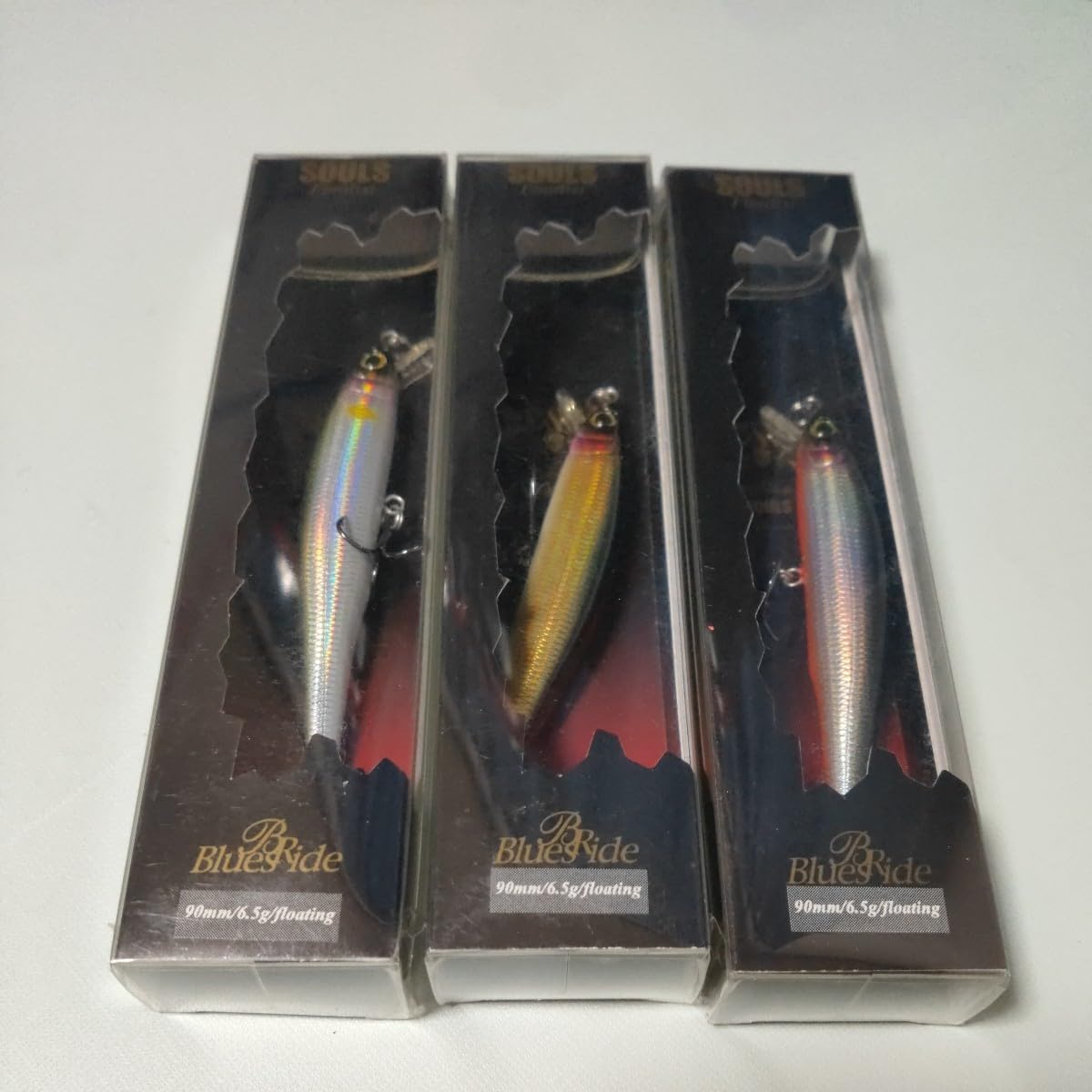 Amazon.co.jp: ソウルズ/ブルースライド 90mm 6.5g フローティング 3本 
