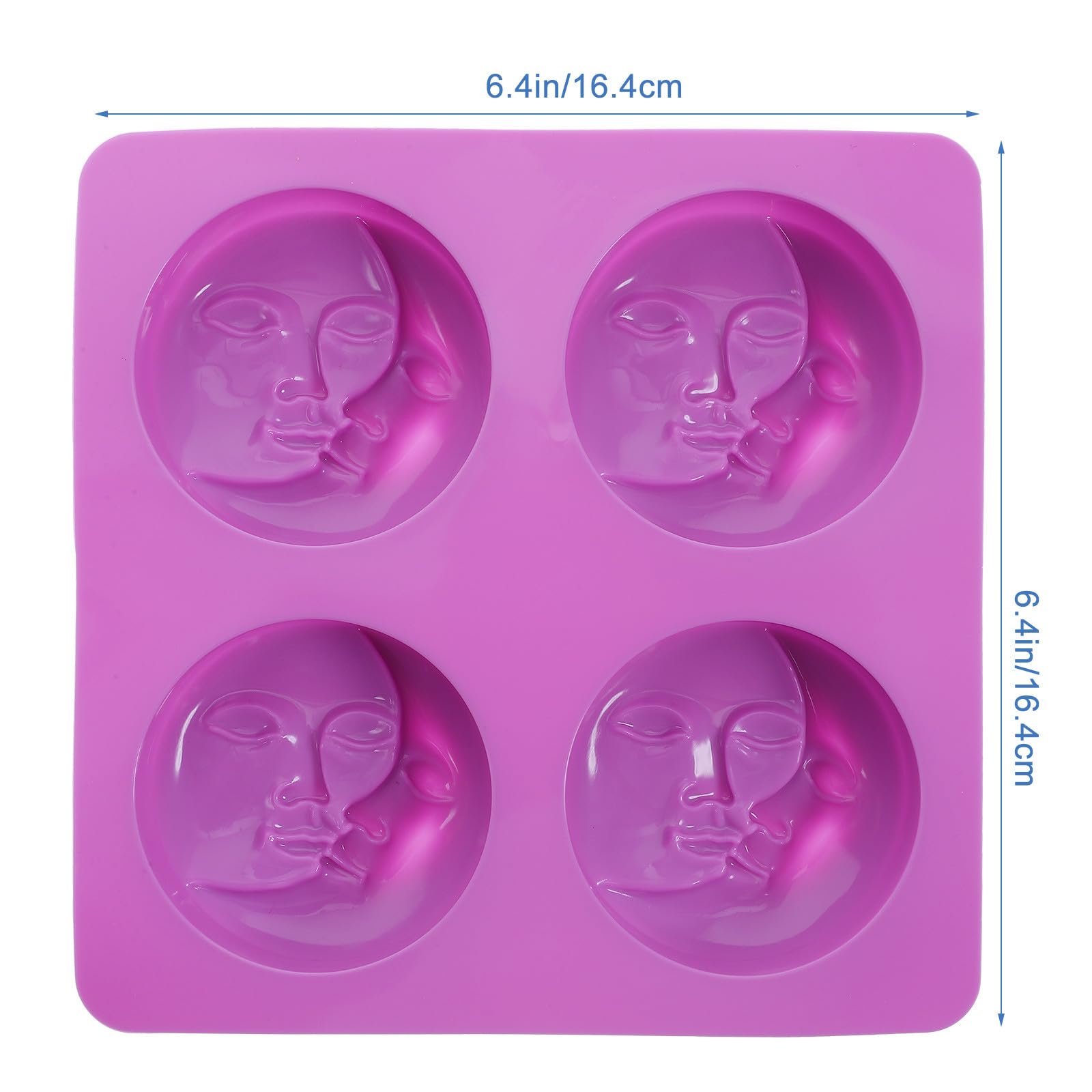 Moldes de silicona para jabón moldes para jabón para hacer jabón, hacer moldes de superficie lisa, fáciles de desmoldar, 2 piezas moldes de fundición para manualidades, velas, regalos de