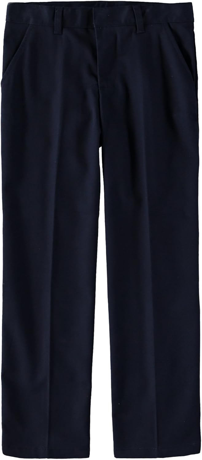 French Toast Boys' Adjustable Flat Front Double Knee Pant: Clothing, Shoes & Jewelry