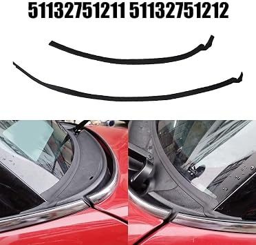 For RHD Front Windshield Cowl Seal Kit for MINI Cooper R55 R56 R57 OEM Part Numbers 51132751211 51132751212