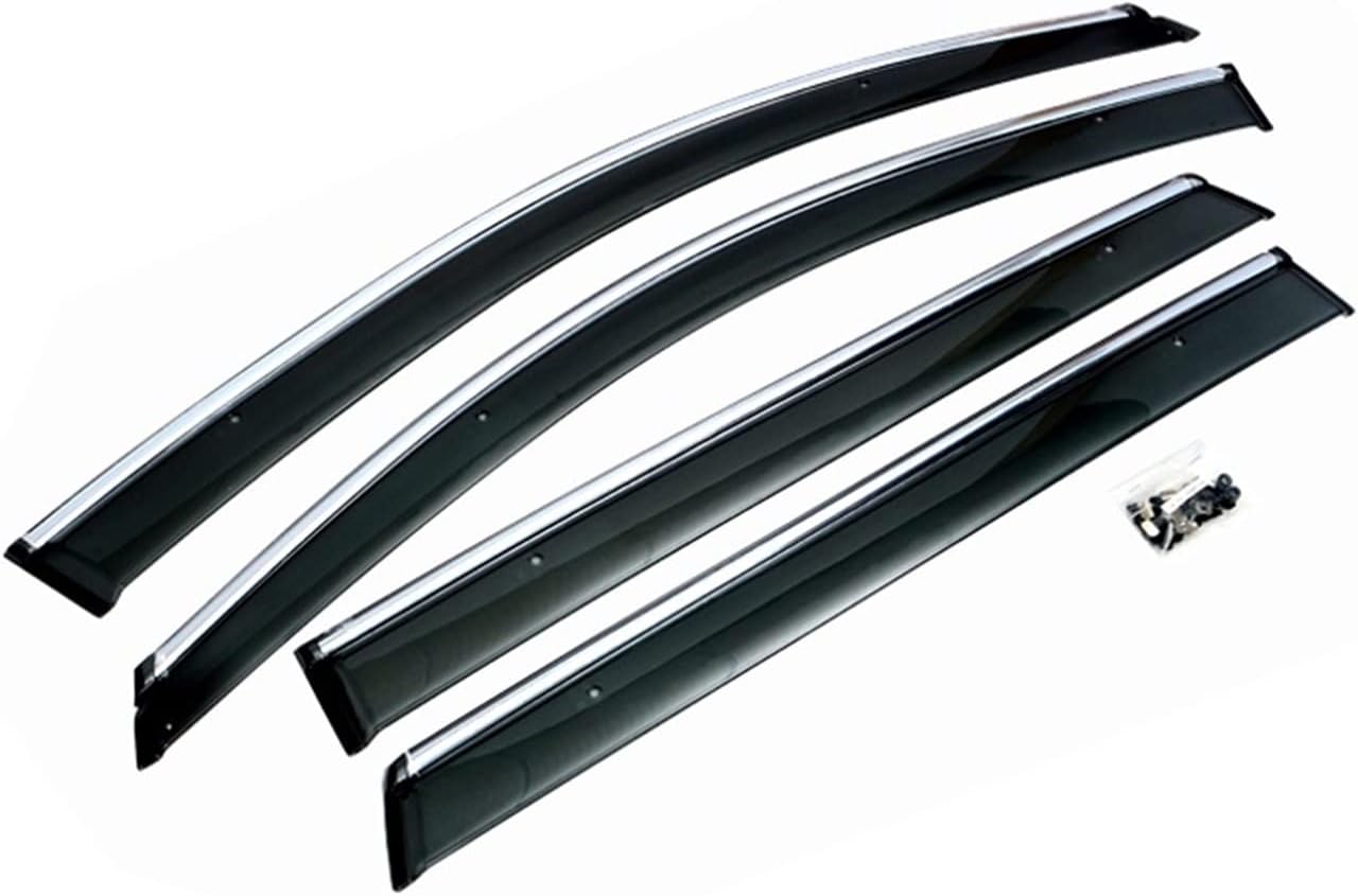 Amazon.co.jp エアデフレクター 車のウィンドウ バイザー ウィンド ディフレクター サン レイン ガード ダッジ ジャーニー