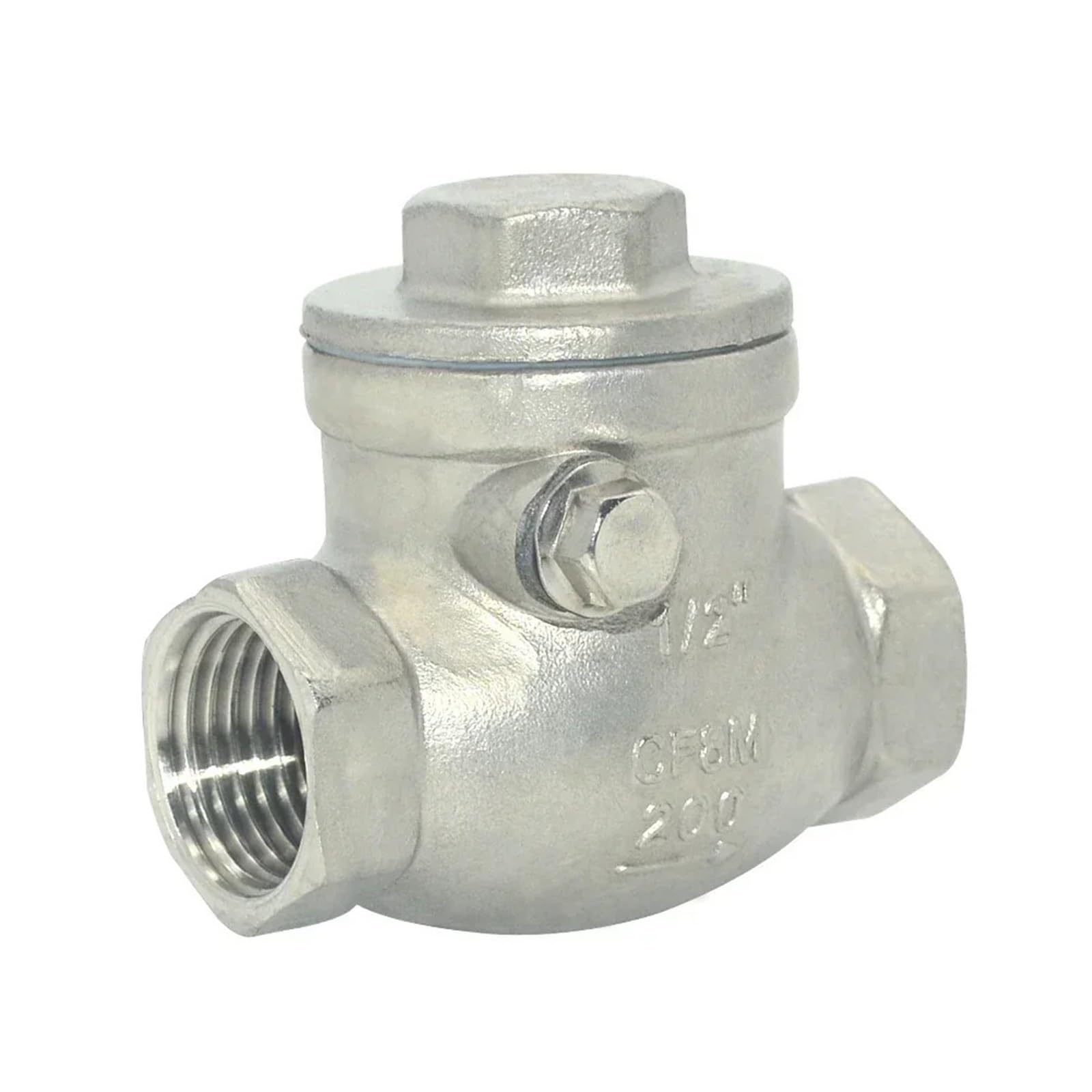 Dkgnyxnplj Dn32 304 Stainless Steel Internal Thread Horizontal Type Swing Check Valve(Dn32)