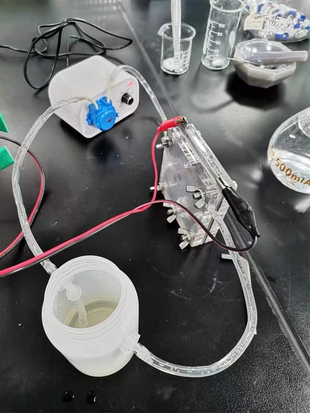 5 x 5cm CDI Test Device/Mold Capacitive Deionization Device Seawater Desalination and Desalting Equipment (Reaction Area 5 * 5cm)