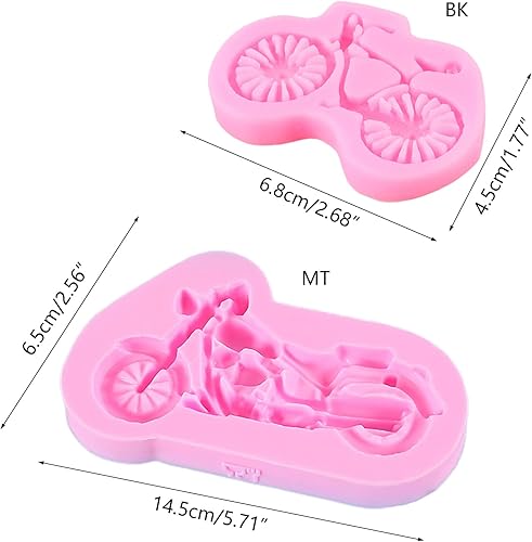 Miniatura 4 de Molde epoxi para bicicleta para joyería, molde de silicona para manualidades, moldes de silicona, moldes de resina para bicicletas, moldes de