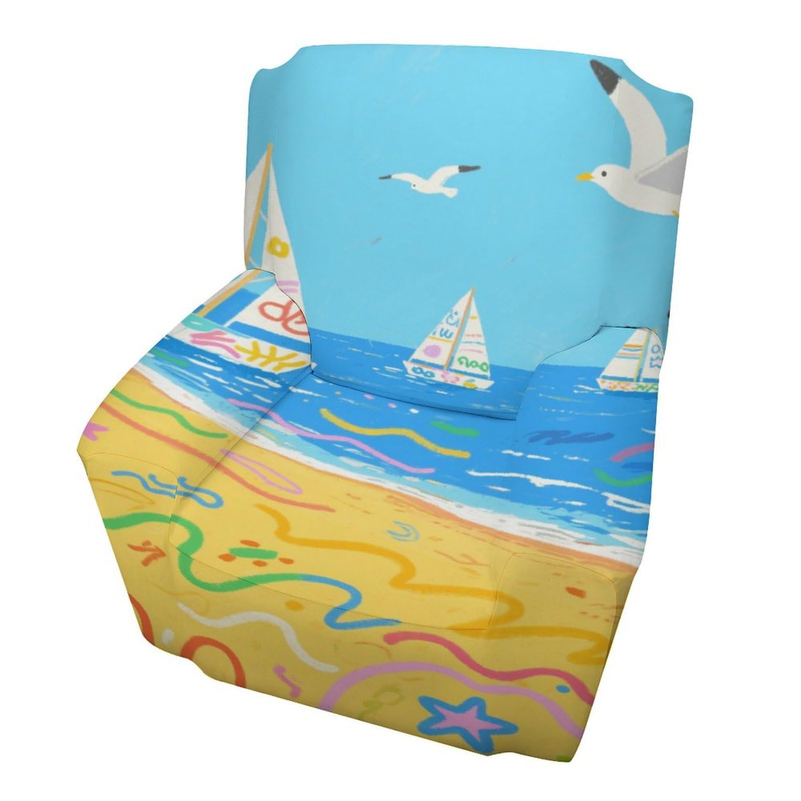Fekiloot Style Graffiti Beach Couch Cover Sofa Cover Sofa Slipcover