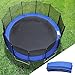 JIUYEKEW 8/10/12/13/14/15/16 FT Trampoline Safety Pad, Round Spring Edge Protective Cover,Trampoline Protection Mat, Waterproof and Tear-Resistant (8ft)