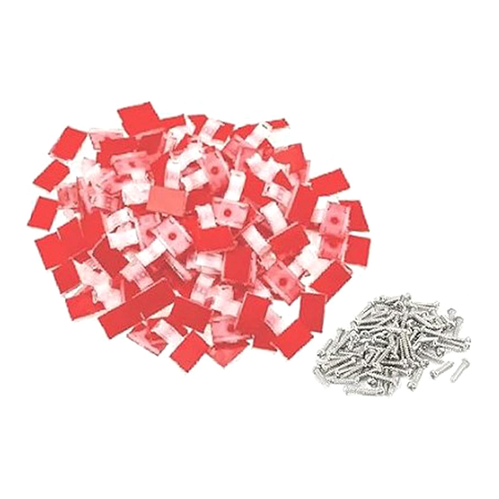 100Pcs LED Strips Light Mounting Clip LED Strips Light Holder Self-Adhesive Mounting Brackets Cable Wire Organizers Clip Holder Self-Adhesive Brackets