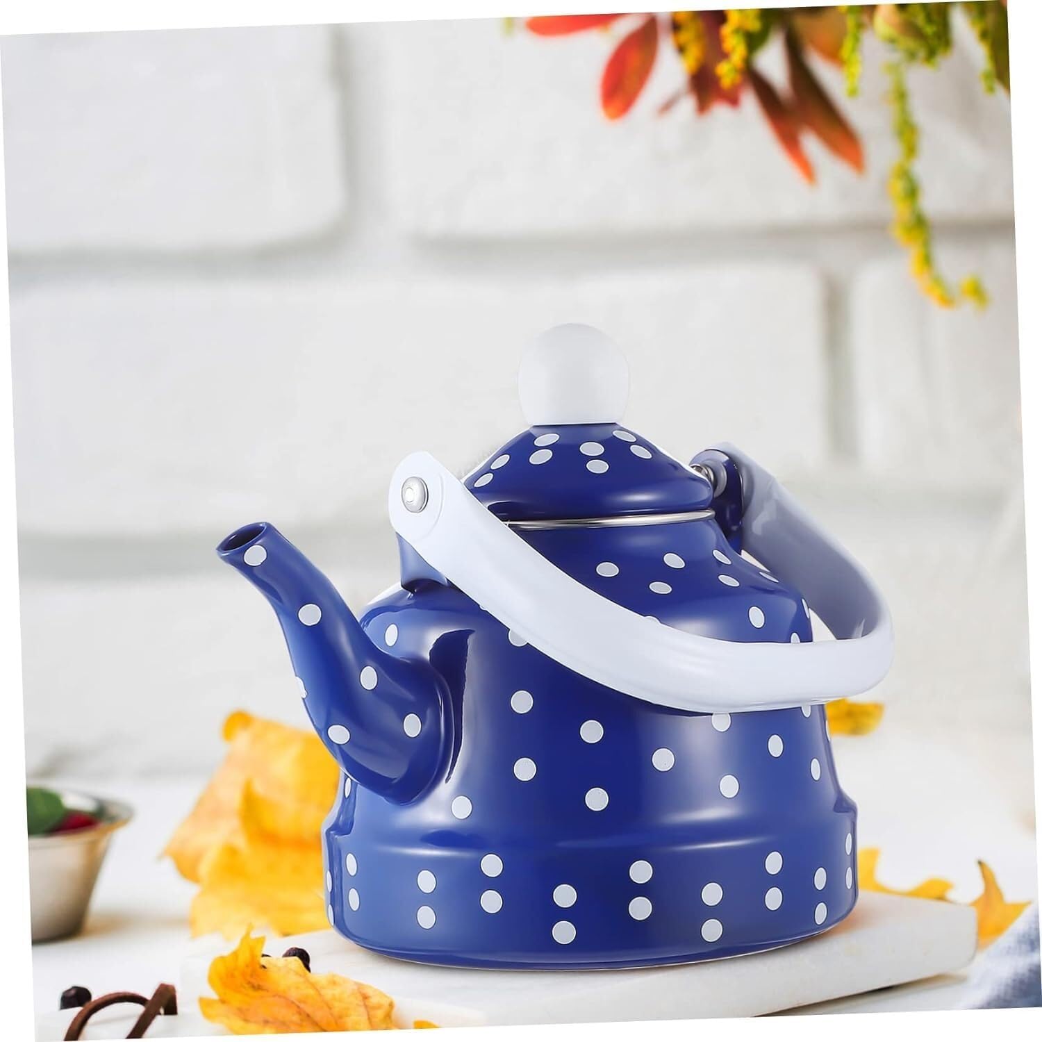 Tea Kettle Stovetop Whistling Teakettle Ancient Bell Pot Enamel Camping Teapot Tea Kettle Camping Stoves Tea Kettl Tea Pot Pour Over Kettle