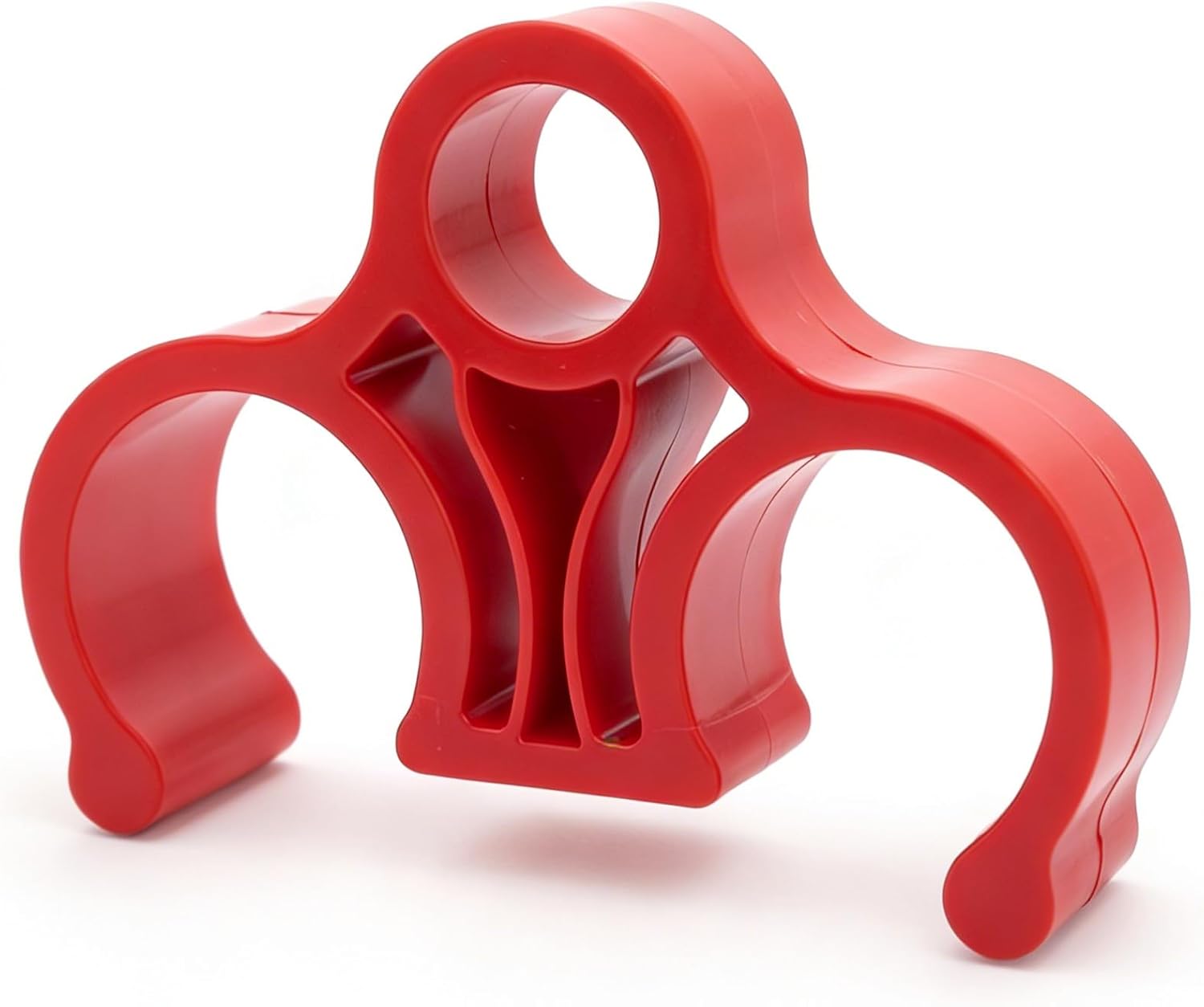 Rigid/PVC Conduit Spacer with Support Hole, 3/4 Inch Pipe Clamp for 4-Square Box Spacing, Fits 3/8” Rebar, Heavy Duty ABS Electrical Conduit Spacers – 120 Pack