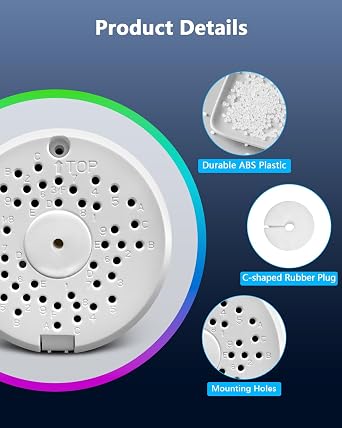 (ABS New) Security Camera Junction Box,Security Camera Bracket Outdoor,Plastic Waterproof Security Camera Mount Hide Cable Junction Box for Arlo Solar Panel Flip Cover Cable Cover