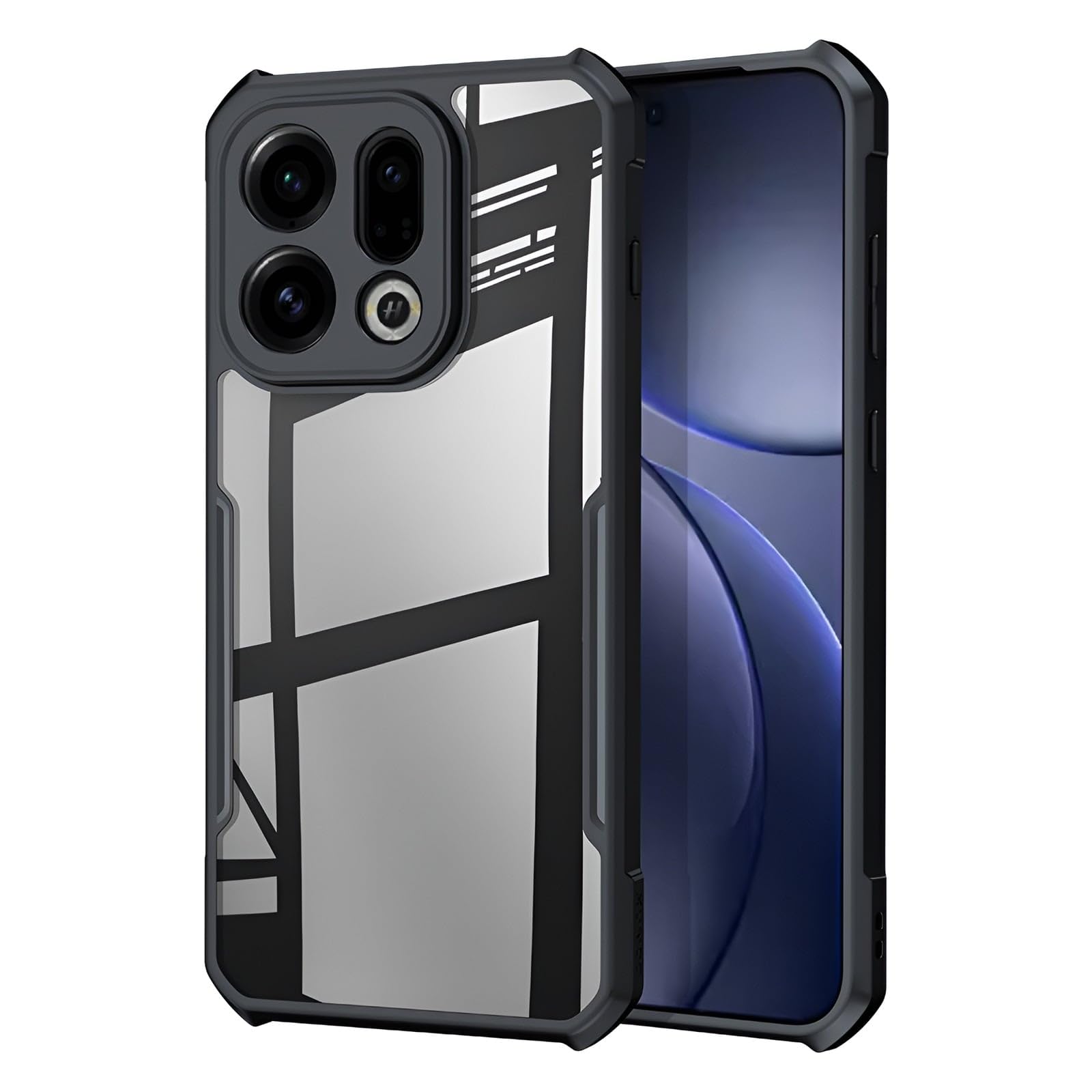Voltup スマホケース OPPO Find X9対応 | SGS耐落下試験認証＆エアバッグ技術 高強度耐衝撃性 3重防御＆軽量設計（すり傷・滑り・黄ばみ防止/通勤専用）
