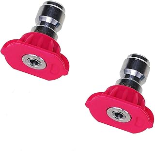 Lheng Kit de accesorios para lavadora a presión de 0 grados de apertura grande de 0 grados, boquilla de pulverización, acoplador giratorio de conexión de 1/4 pulgadas