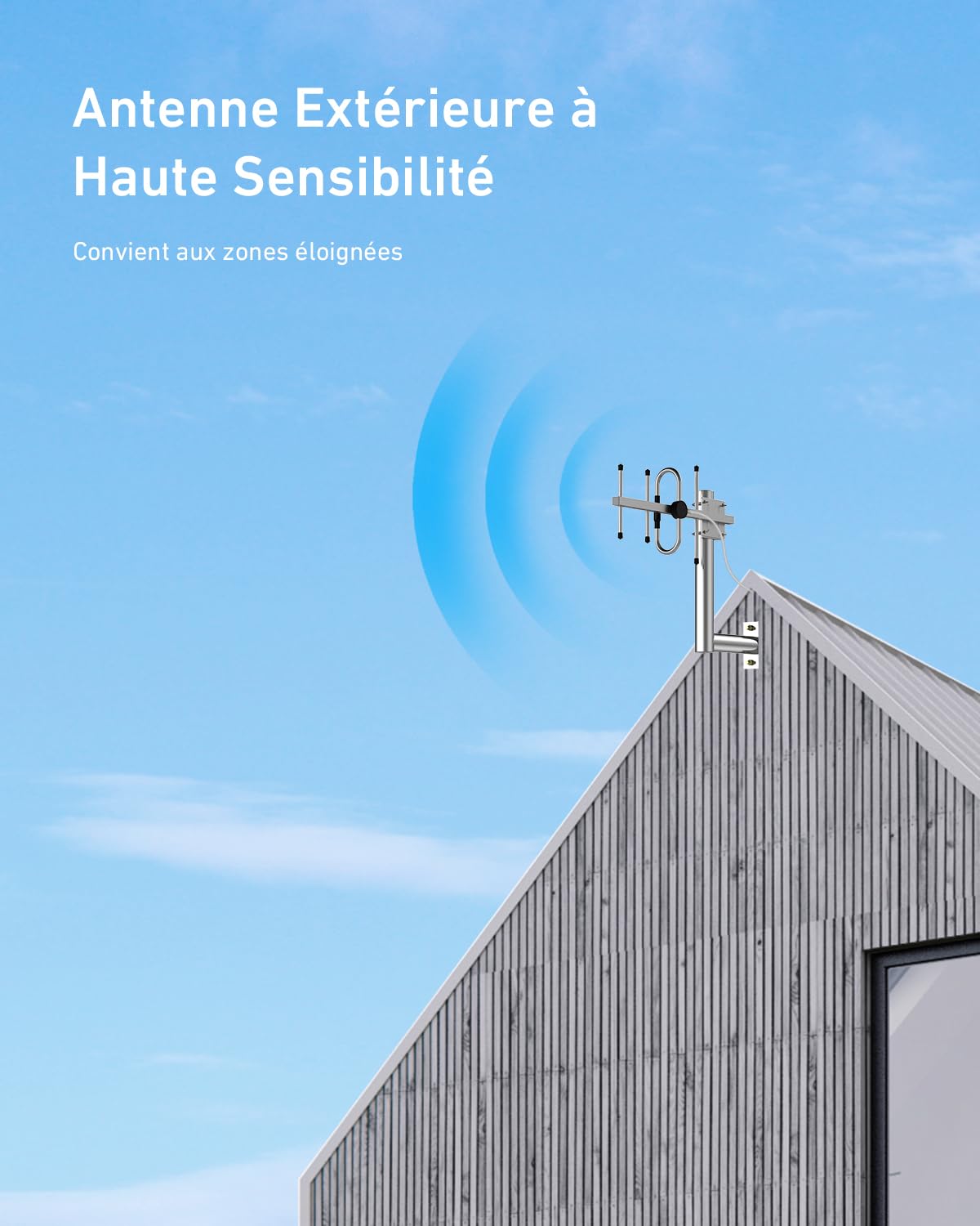 Amplificateur Reseau Mobile pour Bande 8 et 20, Amplificateur de Signal Cellulaire Les Signaux 5G 4G LTE GSM, Compatible avec Tous Les Opérateurs - pour Le Bureau à Domicile