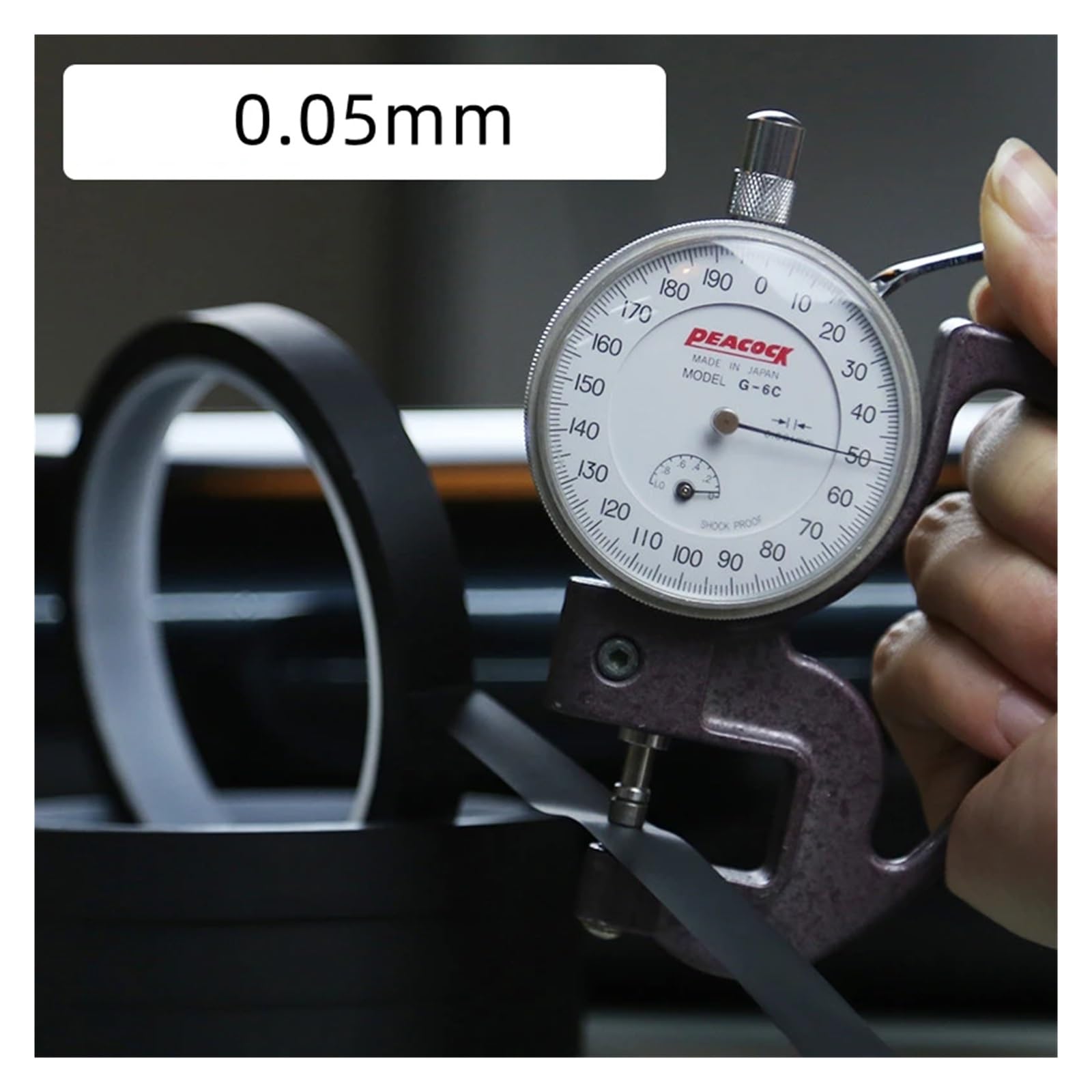 Cinta adhesiva de poliimida negra resistente al voltaje, con sombreado mate y resistente a altas temperaturas.(33M_0.05MM_35.0MM)