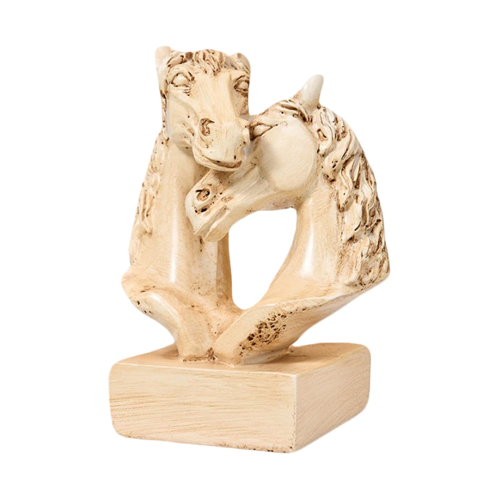 JTQYFI Modern Horse Sculpture Abstract Art Figurine for Home Bookshelf Decor Animal Sculptures Home Decors