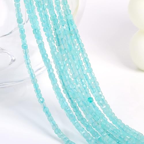 Miniatura 10 de Cuentas de piedra preciosa natural, cuentas sueltas espaciadoras para hacer joyas, pulseras, collares, aretes (0.079 pulgadas), citrino