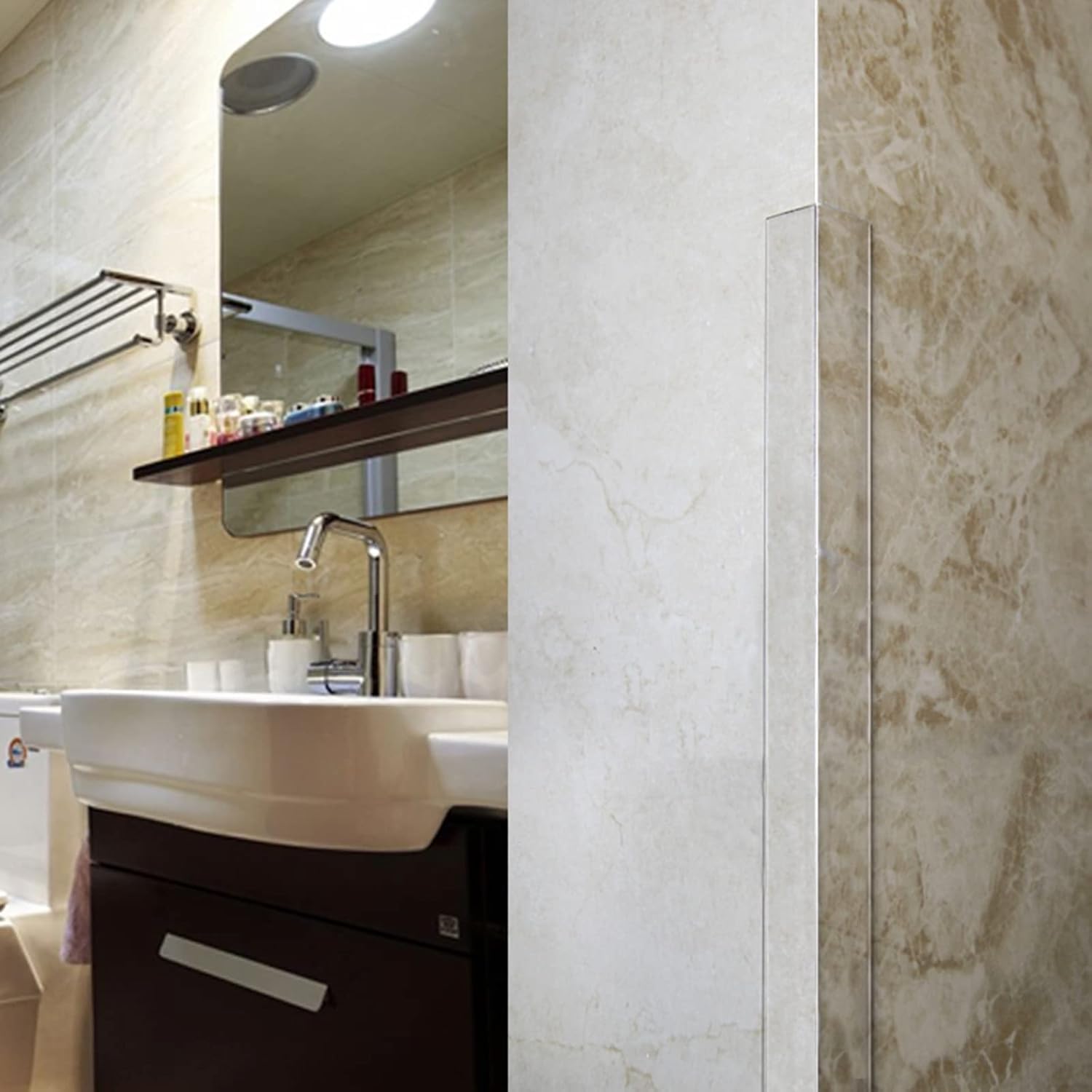 Protections d'angle auto-adhésives pour la sécurité des enfants - Protections d'angle murales pour salon et chambre à coucher - Durable et facile à installer
