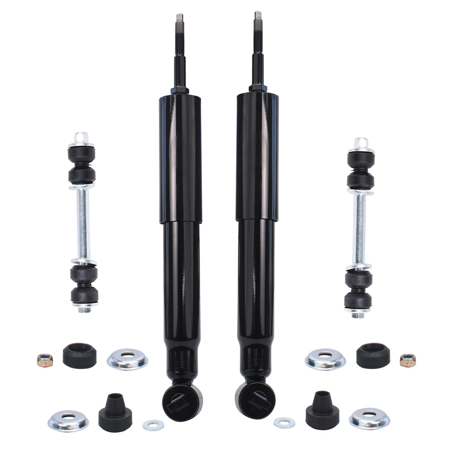 Detroit Axle - 2WD Front 4pc Shock Absorbers Kit for 1997-2003 Ford F-150
