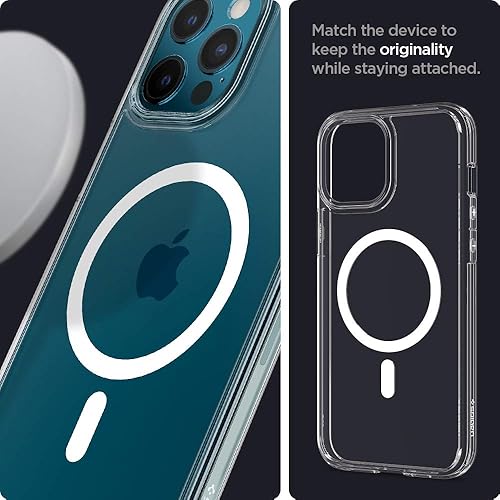 Miniatura 6 de Spigen Ultra Hybrid Mag (MagFit) compatible con MagSafe diseñada para iPhone 12  iPhone 12 Pro (2020), color blanco