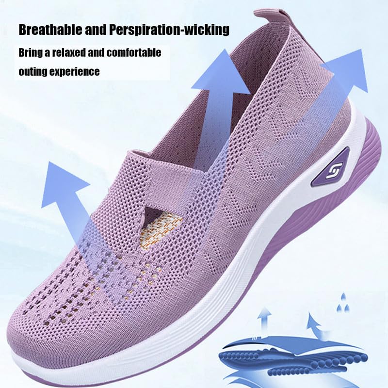 Orthopedic Arch Support Walking Sneakers for Women Slip On