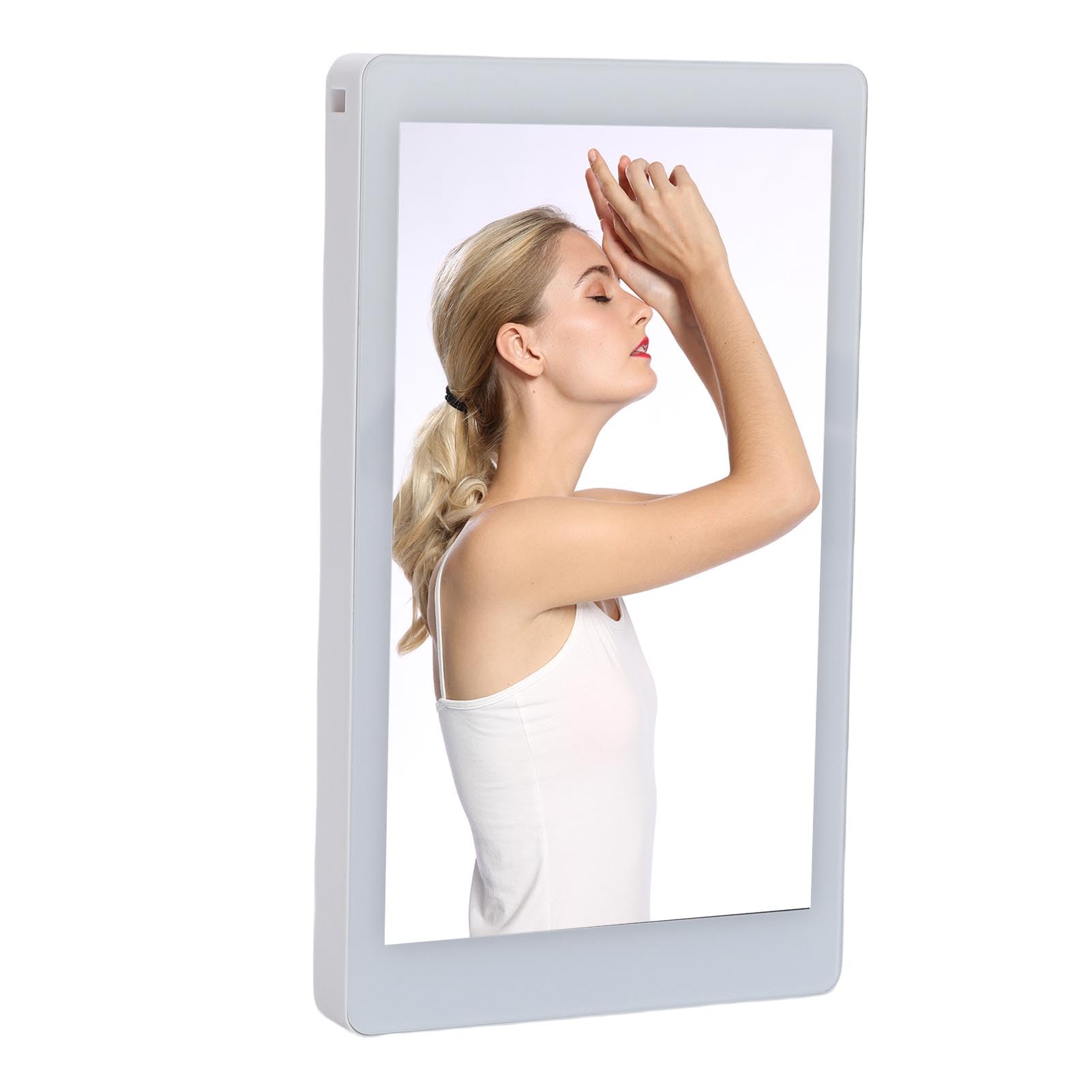 Tosuny 4in Phone Vlog Selfie Check Screen, Magnetisch Kabellos, für (White)